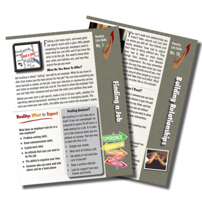 Reentry Workforce Preparedness Pamphlets - 14 Pamphlet Set