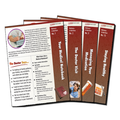 Wellness & Nutrition Pamphlets - Full Set (13 pamphlets)