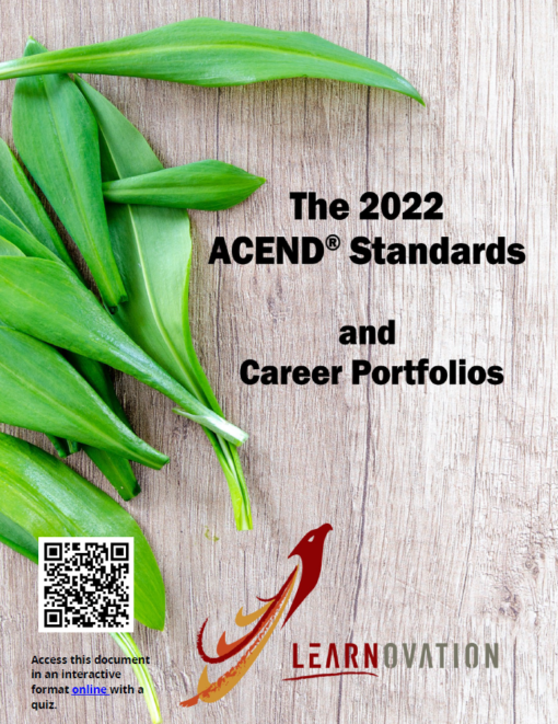 2022 ACEND Standards & Career Portfolios - PDF